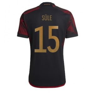 Fotballdrakt Herre Tyskland Niklas Sule #15 Bortetrøye FIFA VM 2022 Kortermet