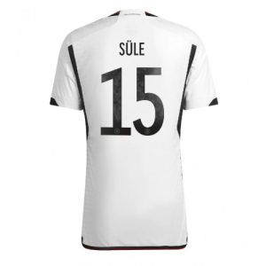 Fotballdrakt Herre Tyskland Niklas Sule #15 Hjemmetrøye FIFA VM 2022 Kortermet