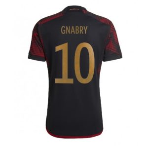 Fotballdrakt Herre Tyskland Serge Gnabry #10 Bortetrøye FIFA VM 2022 Kortermet