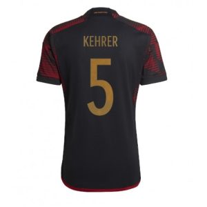 Fotballdrakt Herre Tyskland Thilo Kehrer #5 Bortetrøye FIFA VM 2022 Kortermet