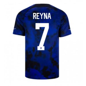 Fotballdrakt Herre forente stater Giovanni Reyna #7 Bortetrøye FIFA VM 2022 Kortermet