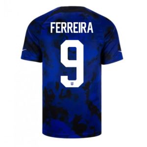 Fotballdrakt Herre forente stater Jesus Ferreira #9 Bortetrøye FIFA VM 2022 Kortermet