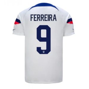 Fotballdrakt Herre forente stater Jesus Ferreira #9 Hjemmetrøye FIFA VM 2022 Kortermet