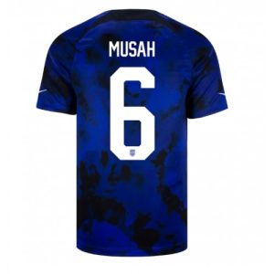 Fotballdrakt Herre forente stater Yunus Musah #6 Bortetrøye FIFA VM 2022 Kortermet