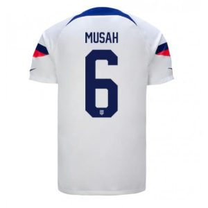 Fotballdrakt Herre forente stater Yunus Musah #6 Hjemmetrøye FIFA VM 2022 Kortermet