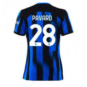 Inter Milan Fotballdrakt Dame Benjamin Pavard #28 Hjemmetrøye 2023-24 Kortermet