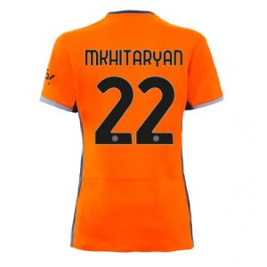 Inter Milan Fotballdrakt Dame Henrikh Mkhitaryan #22 Tredje Trøye 2023-24 Kortermet