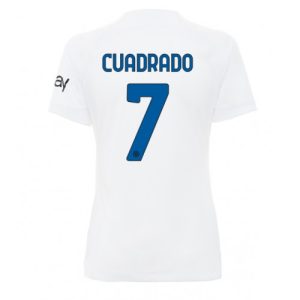 Inter Milan Fotballdrakt Dame Juan Cuadrado #7 Bortetrøye 2023-24 Kortermet