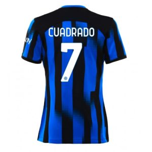 Inter Milan Fotballdrakt Dame Juan Cuadrado #7 Hjemmetrøye 2023-24 Kortermet