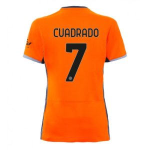 Inter Milan Fotballdrakt Dame Juan Cuadrado #7 Tredje Trøye 2023-24 Kortermet