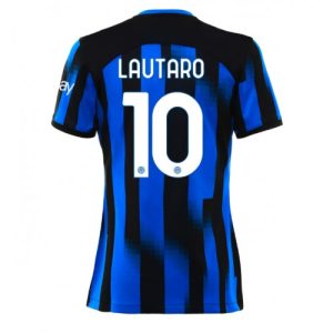 Inter Milan Fotballdrakt Dame Lautaro Martinez #10 Hjemmetrøye 2023-24 Kortermet