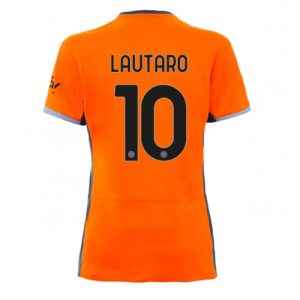 Inter Milan Fotballdrakt Dame Lautaro Martinez #10 Tredje Trøye 2023-24 Kortermet