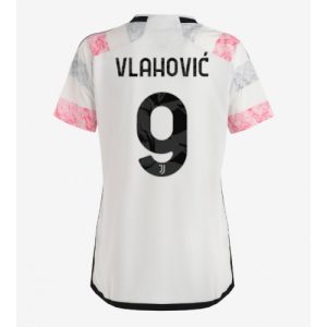 Juventus Fotballdrakt Dame Dusan Vlahovic #9 Bortetrøye 2023-24 Kortermet