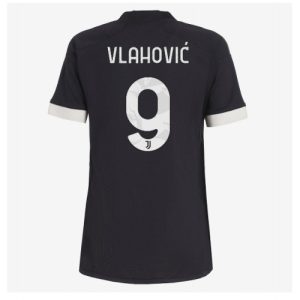 Juventus Fotballdrakt Dame Dusan Vlahovic #9 Tredje Trøye 2023-24 Kortermet