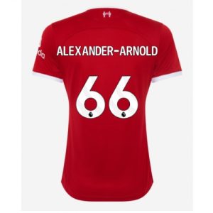 Liverpool Fotballdrakt Dame Alexander-Arnold #66 Hjemmetrøye 2023-24 Kortermet