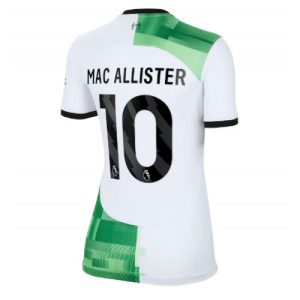 Liverpool Fotballdrakt Dame Alexis Mac Allister #10 Bortetrøye 2023-24 Kortermet
