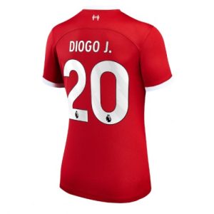 Liverpool Fotballdrakt Dame Diogo Jota #20 Hjemmetrøye 2023-24 Kortermet