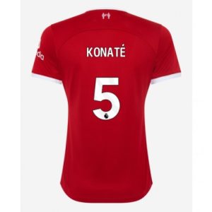 Liverpool Fotballdrakt Dame Ibrahima Konate #5 Hjemmetrøye 2023-24 Kortermet