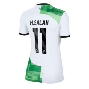 Liverpool Fotballdrakt Dame Mohamed Salah #11 Bortetrøye 2023-24 Kortermet