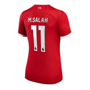 Liverpool Fotballdrakt Dame Mohamed Salah #11 Hjemmetrøye 2023-24 Kortermet