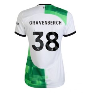 Liverpool Fotballdrakt Dame Ryan Gravenberch #38 Bortetrøye 2023-24 Kortermet