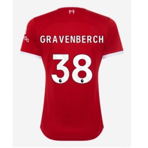 Liverpool Fotballdrakt Dame Ryan Gravenberch #38 Hjemmetrøye 2023-24 Kortermet