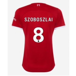 Liverpool Fotballdrakt Dame Szoboszlai Dominik #8 Hjemmetrøye 2023-24 Kortermet