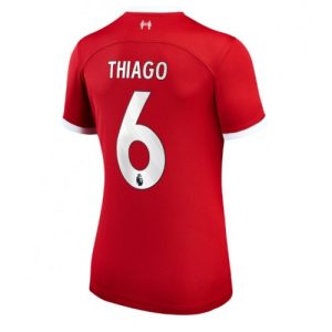 Liverpool Fotballdrakt Dame Thiago Alcantara #6 Hjemmetrøye 2023-24 Kortermet