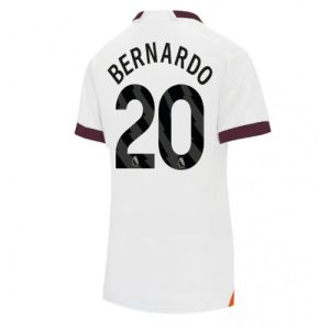 Manchester City Fotballdrakt Dame Bernardo Silva #20 Bortetrøye 2023-24 Kortermet