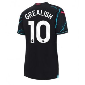Manchester City Fotballdrakt Dame Jack Grealish #10 Tredje Trøye 2023-24 Kortermet