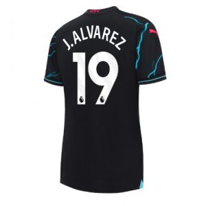 Manchester City Fotballdrakt Dame Julian Alvarez #19 Tredje Trøye 2023-24 Kortermet