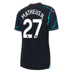 Manchester City Fotballdrakt Dame Matheus Nunes #27 Tredje Trøye 2023-24 Kortermet