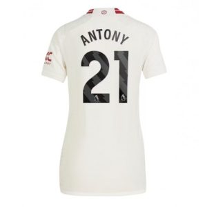 Manchester United Fotballdrakt Dame Antony #21 Tredje Trøye 2023-24 Kortermet