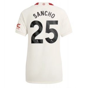 Manchester United Fotballdrakt Dame Jadon Sancho #25 Tredje Trøye 2023-24 Kortermet