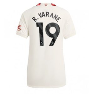 Manchester United Fotballdrakt Dame Raphael Varane #19 Tredje Trøye 2023-24 Kortermet