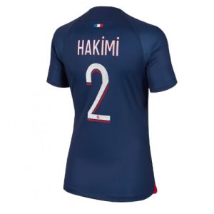 Paris Saint-Germain Fotballdrakt Dame Achraf Hakimi #2 Hjemmetrøye 2023-24 Kortermet