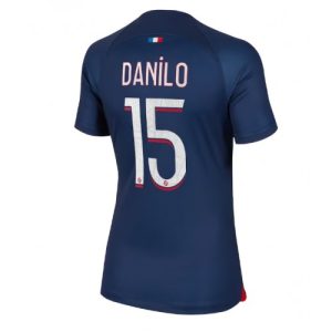 Paris Saint-Germain Fotballdrakt Dame Danilo Pereira #15 Hjemmetrøye 2023-24 Kortermet