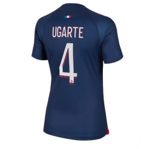 Paris Saint-Germain Fotballdrakt Dame Manuel Ugarte #4 Hjemmetrøye 2023-24 Kortermet