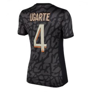 Paris Saint-Germain Fotballdrakt Dame Manuel Ugarte #4 Tredje Trøye 2023-24 Kortermet