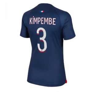 Paris Saint-Germain Fotballdrakt Dame Presnel Kimpembe #3 Hjemmetrøye 2023-24 Kortermet