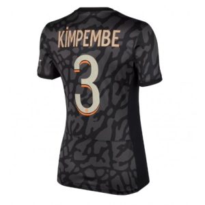 Paris Saint-Germain Fotballdrakt Dame Presnel Kimpembe #3 Tredje Trøye 2023-24 Kortermet