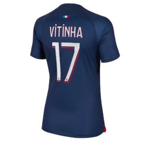 Paris Saint-Germain Fotballdrakt Dame Vitinha Ferreira #17 Hjemmetrøye 2023-24 Kortermet