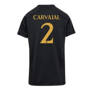 Real Madrid Fotballdrakt Dame Daniel Carvajal #2 Tredje Trøye 2023-24 Kortermet