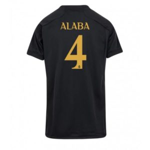 Real Madrid Fotballdrakt Dame David Alaba #4 Tredje Trøye 2023-24 Kortermet