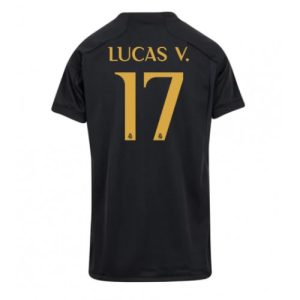 Real Madrid Fotballdrakt Dame Lucas Vazquez #17 Tredje Trøye 2023-24 Kortermet