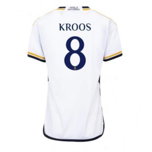 Real Madrid Fotballdrakt Dame Toni Kroos #8 Hjemmetrøye 2023-24 Kortermet