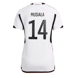 Tyskland Fotballdrakt Dame Jamal Musiala #14 Hjemmetrøye FIFA VM 2022 Kortermet