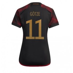 Tyskland Fotballdrakt Dame Mario Gotze #11 Bortetrøye FIFA VM 2022 Kortermet