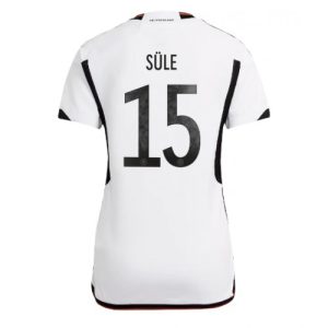 Tyskland Fotballdrakt Dame Niklas Sule #15 Hjemmetrøye FIFA VM 2022 Kortermet