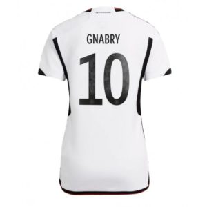 Tyskland Fotballdrakt Dame Serge Gnabry #10 Hjemmetrøye FIFA VM 2022 Kortermet